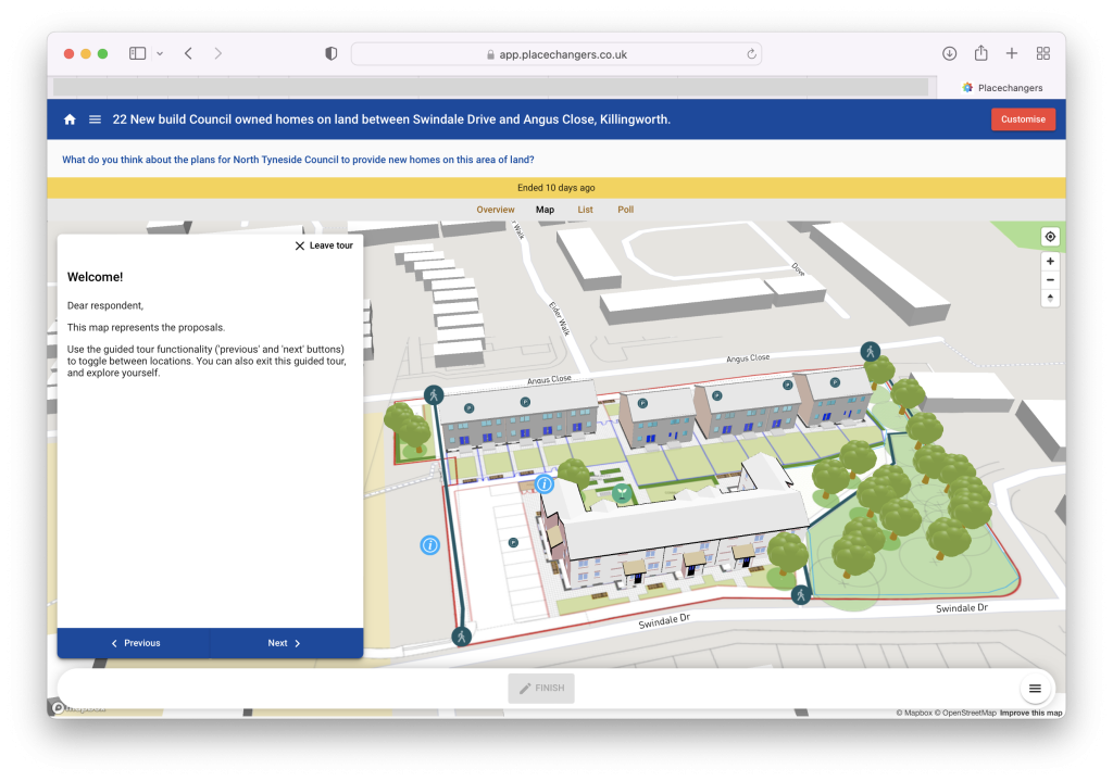 3D consultation on PlaceChangers