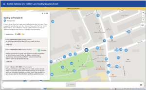 Healthy Streets Neighbourhood consultation - desktop map